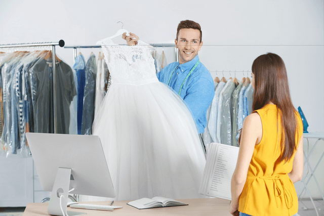 wedding dress cleaning