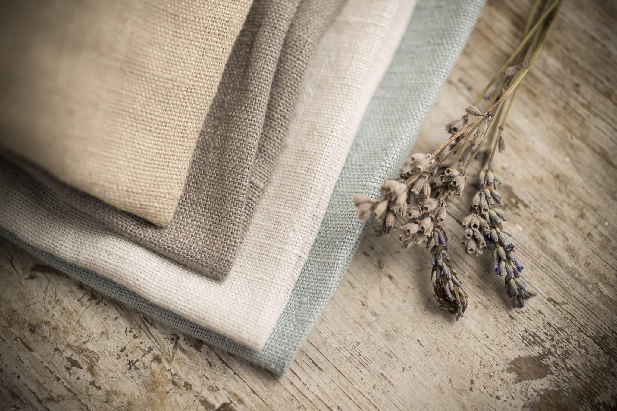 Types of linen fabric: from burlap to cambric